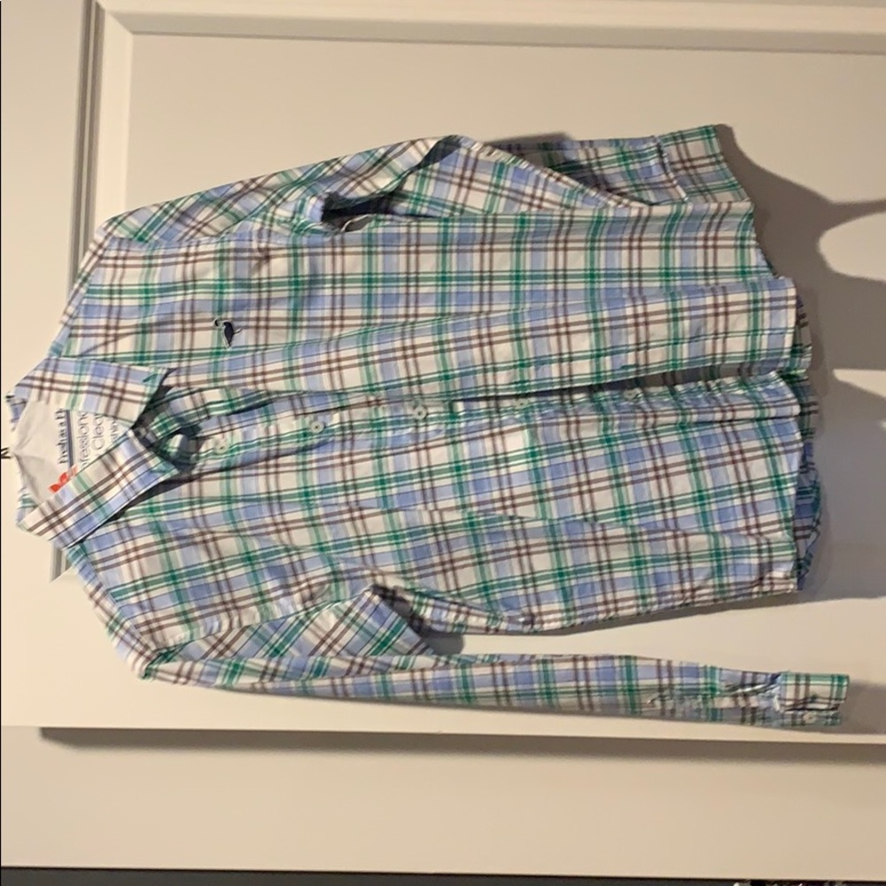 Button down properly tied shirt